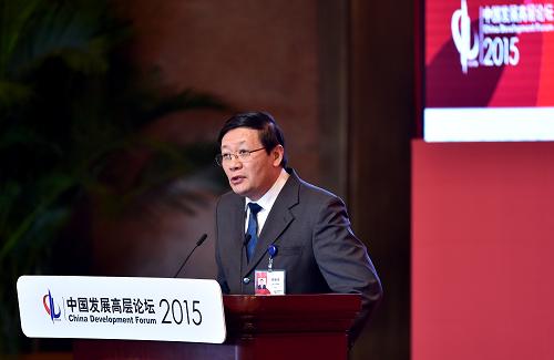 国务院副总理张高丽出席中国发展高层论坛开幕式